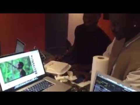 Akon impress by Armel Gabbana's talent ‪in ‎studio,‬ ‪‎Atlanta‬