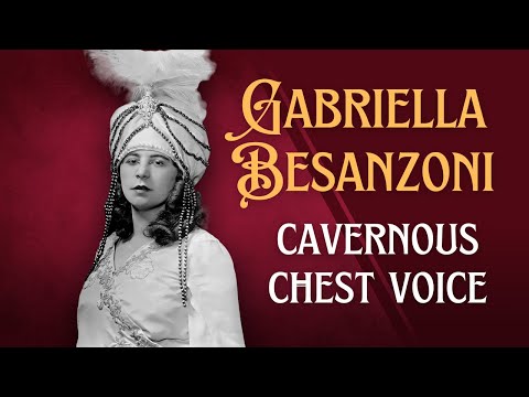 Gabriella Besanzoni’s strong chest voice as Carmen🔥