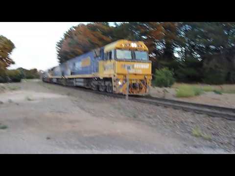 RARE! 6 Locomotives On SCT Freight Train Through Nairne