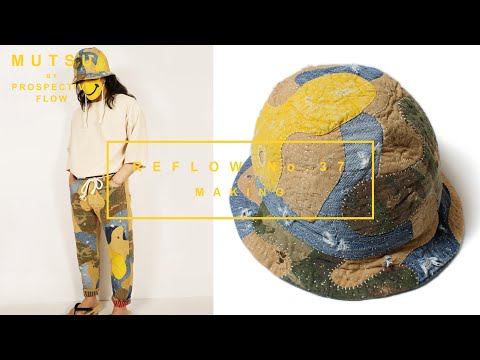 Camouflage Patchwork Bucket Hat / Reflow No.37 / Making