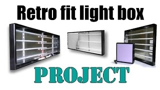 What do I use to replace lights in a sign light box 