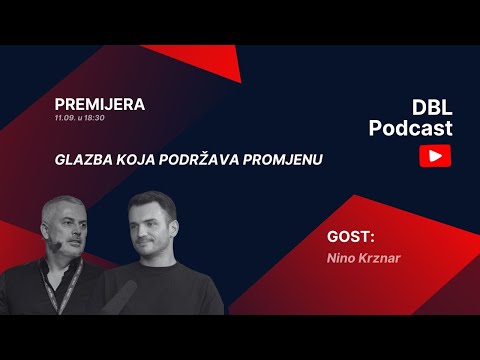 Glazba koja podržava promjenu - DBL Podcast #22 - Nino Krznar, Siniša Drobnjak