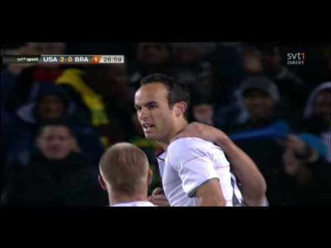 Landon Donovan Fantastic Goal 2-0 - USA vs Brazil - Confederations Cup Final 2009