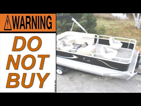 Do NOT Buy These Used Pontoon! (and a shocking type Captain Matt gives a THUMBS UP)