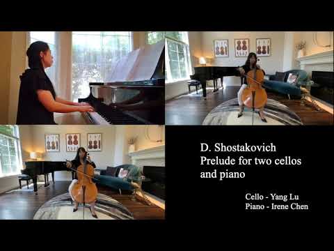 Shostakovich Prelude for two cellos and piano