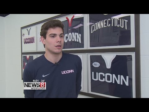 UConn starter, NHL draft pick Adam Huska started playing goalie because no one in his Slovakian home