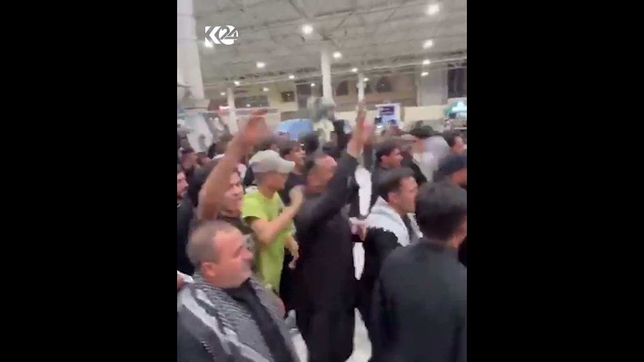 ڤیدیۆ | لە فڕۆکەخانەی نەجەف بەمشێوەیە پێشوازی لە تەرمی عەلی خامنەیی کرا