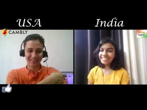 Cambly English Conversation #37 with lovely tutor from USA | Adrija Biswas