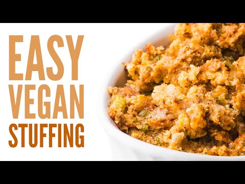 The BEST Easiest Vegan Stuffing Ever!