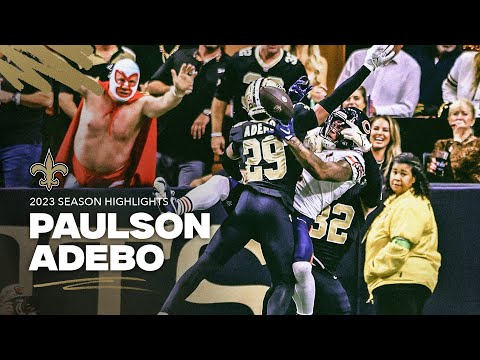 Paulson Adebo 2023 NFL Season Highlights | New Orleans Saints