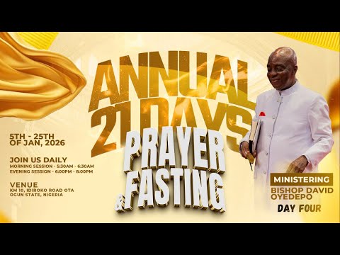 21 DAYS OF PRAYER AND FASTING | DAY 4 | 8, JANUARY 2026 | FAITH TABERNACLE OTA