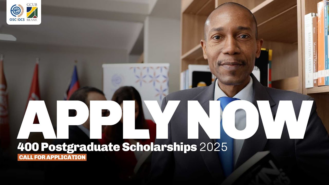 Apply Now: 400 OSC-GCUB scholarships to study in Brazil 2025