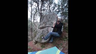 Video thumbnail of Doble Pedra, 5. Can Camps