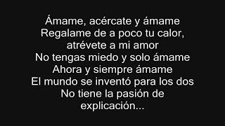 Amame - Alexandre Pires - CON LETRA
