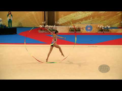 KIROI-BOGATYREVA Alexandra (AUS) - 2018 Rhythmic Worlds, Sofia (BUL) - Qualifications Ribbon