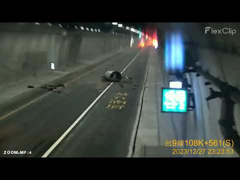 大貨車逾限高撞壞東澳隧道噴流風機  恐賠100萬