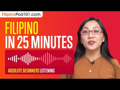25 Minutes of Filipino Listening Comprehension for Absolute Beginners