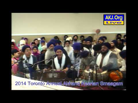 068 Toronto July 2014 Smaagam - Thursday Evening Keertan - B. Hussanjot Kaur Jee Portland