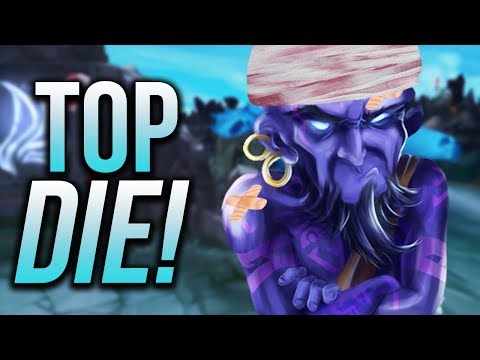 TOP DIE TOP DIE TOP DIE! | THIS RYZE WAS NOT HAVING FUN - Trick2G