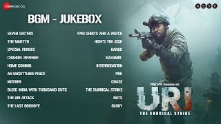 URI - The Surgical Strike | BGM Jukebox | Shashwat Sachdev | Vicky Kaushal &amp; Yami Gautam