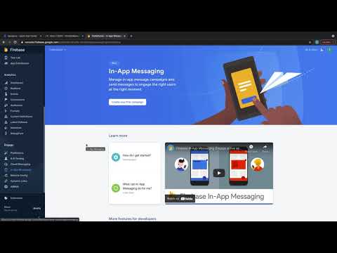 How to use Firebase to send push notification : Cloud messaging