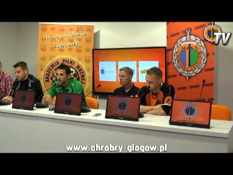01.09.12: Chrobry Głogów - KS Polkowice 1:3 (konf. prasowa)