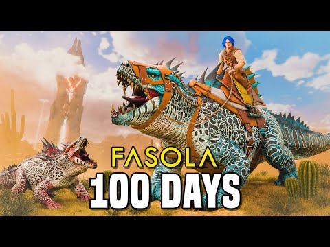 I Had 100 Days To Beat ARK Scorched Earth With Just Fasolasuchus!