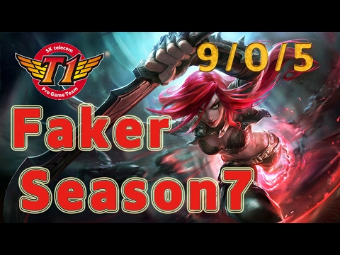 SKT T1 Faker Katarina MID vs Ekko Patch 7.2