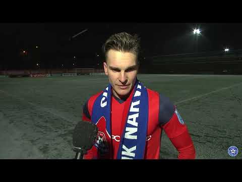 Tipneri karikavõistluste 1/4-finaal: JK Narva Trans - Tartu JK Tammeka 2:0, Martin Käose intervjuu