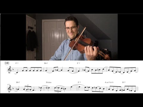 Jazz Violin Solo - "F Blues"