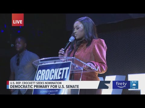 Full speech by U.S. Rep. Jasmine Crockett to supporters | Texas primary election
