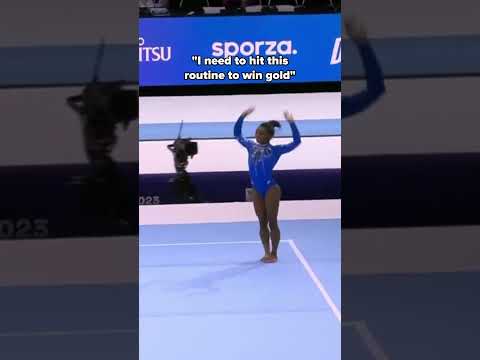 The GOAT still got the gold of course🥇🐐 #worldchampionship #gold #simonebiles #perfect