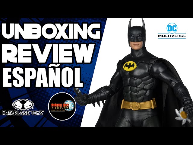 Vídeo relacionado con McFarlane Toys - DC Multiverse Batman (1989) Figura de acción de 7 pulgadas