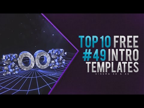 Top 10 Intro Templates #49: Cinema 4D & After Effects (Editable)