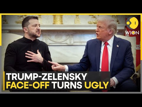 US-Ukraine Meet: Trump Explodes at Zelensky | “No Missiles, No Options” Warning | WION