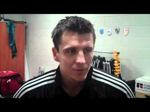 Sandis Valters pēc VEF spēles pret BK "Siauliai" (05.03.2011)