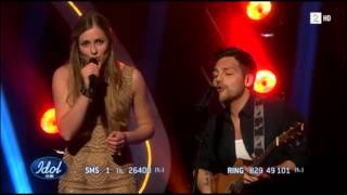 Siri Vølstad Jensen ft. Alejandro Fuentes "I'm on Fire" IDOL 2013 Norge