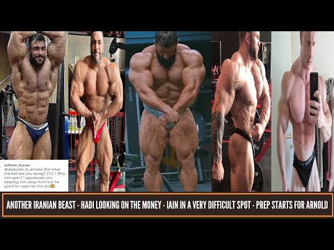 Hadi Choopan looking scary - Can Iain even qualify this year ? Justin at his heaviest -Warning shots