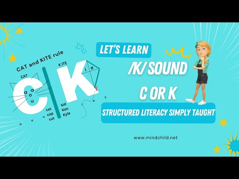 C vs K Made Simple! The CAT–KITE Rule (NEW & IMPROVED Phonics Lesson)| Lesson 1.4