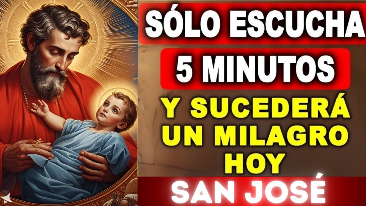 "¡Reza la Oración de San José ahora y verás cómo los milagros suceden rápidamente!