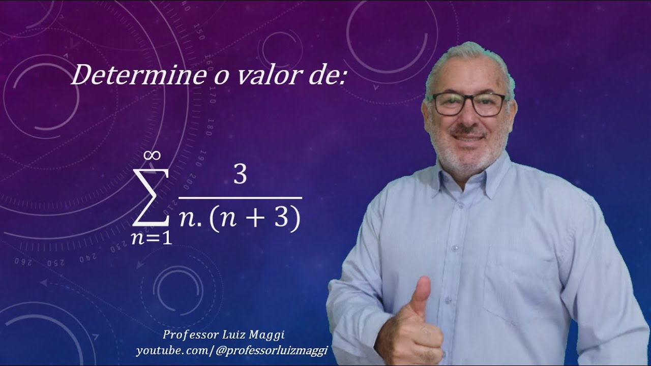 SOMA DOS TERMOS DE UMA SÉRIE INFINITA COM FRAÇÕES PARCIAIS#professorluizmaggi