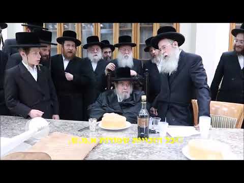 Belzer Rebbe Writing Letters In A Sefer Torah Going To Flatbush - Menachem Av 5783