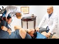 CRUNCHY SPINE ASMR Cracking Relaxing Adjustment SHE WAS SHOCKED New Jersey Chiropractor