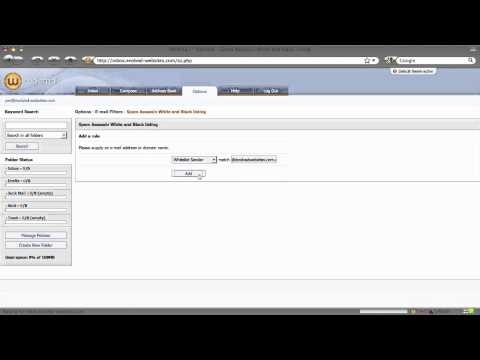 Evolved Websites - Email Spam / Junk mail settings