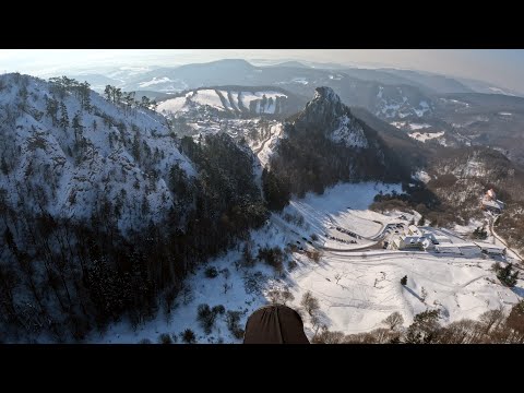 Paragliding / Hike & Fly: Chmeľová (Winter 2022/2023) [4K]