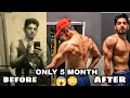 5 Month Natural Body Transformation - skinny to muscle || GYM MOTIVATION (Pakistani Bodybuilding)