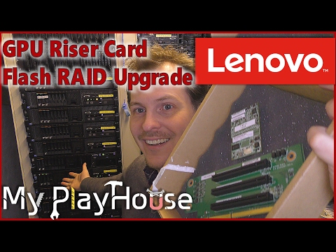 Lenovo x3650 M4 GPU Riser Card & Flash/RAID Upgrade - 482