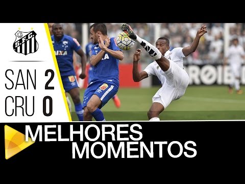 Santos 2 x 0 Cruzeiro | MELHORES MOMENTOS | Brasileirão (31/07/16)