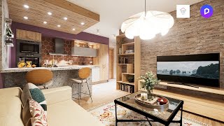 APPARTEMENT 40M2 / ANIMATION 3D / D5RENDER