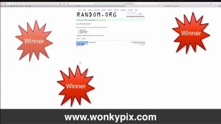 WonkyPix May the Fourth Prize Draw Winner Selection 2016